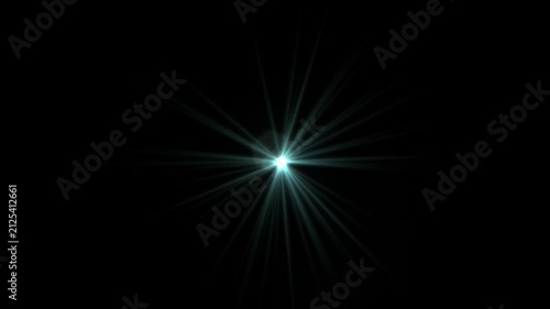 optical lens flares light moving in the sun light . Optical lens flare effect. 4k stock video 