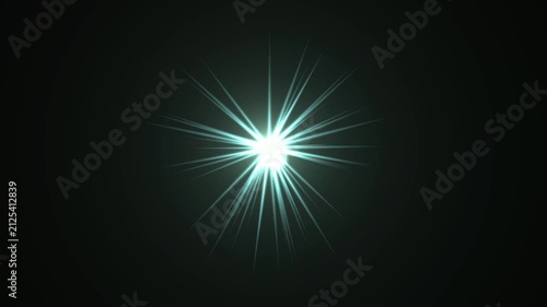 optical lens flares light moving in the sun light . Optical lens flare effect. 4k stock video 