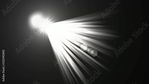 optical lens flares light moving in the sun light . Optical lens flare effect. 4k stock video 