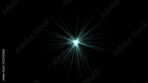 optical lens flares light moving in the sun light . Optical lens flare effect. 4k stock video 