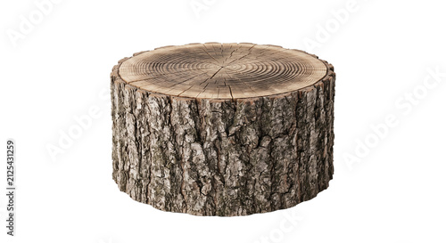 Foto tree stump isolated on transparent background