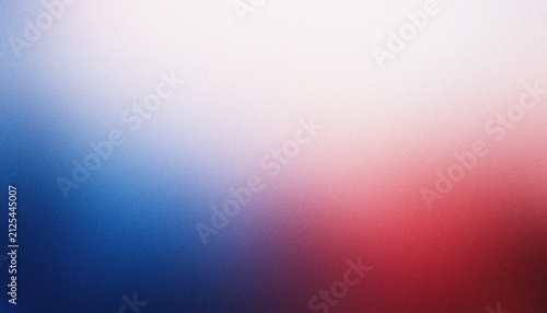 Foto Soft focus red white and blue abstract gradient background during Labor Day 4th