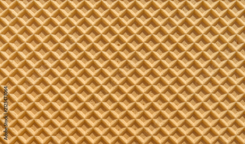 Принти на полотні Baked waffle pattern, texture background close up