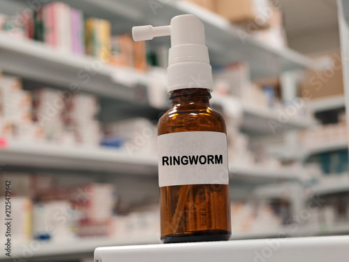 Konstfotografi RINGWORM topical antifungal spray for the treatment of susceptible fungal skin i