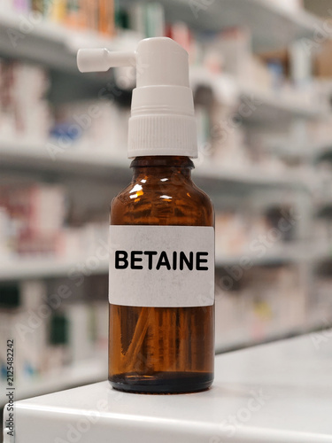 Fotografie BETAINE moisturizing mouth spray for dry-mouth relief and saliva replacement in
