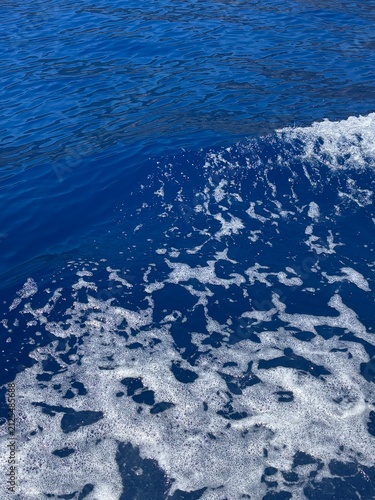 Deep blue sea surface