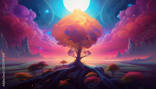 ethereal polycrisis a digital canvas of surrealist wonder