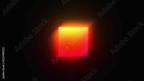 Futuristic Glowing Neon Cube Loop Abstract Motion Graphics Design