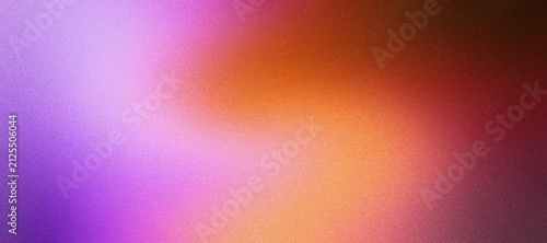 Konstfotografi Purple orange red color gradient background, grain texture effect abstract noisy