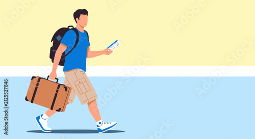 Young man riding a skateboard on a sunny day.