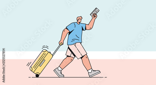 Young man skateboarding down a ramp in motion.