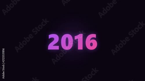 Purple and pink glowing chronological years timeline