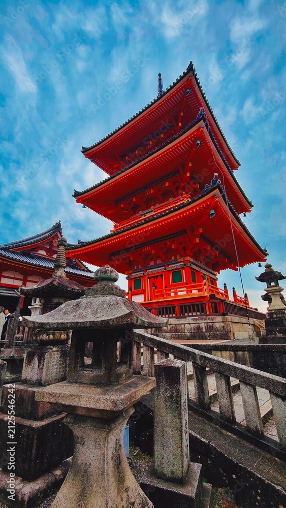 Fototapeta premium Kiyomizu-dera Temple, KYOTO, JAPAN