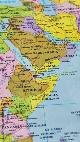 Map of the Red Sea and the Gulf of Eden
