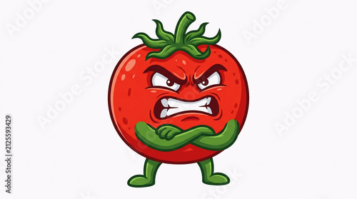 funny cartoon tomato
