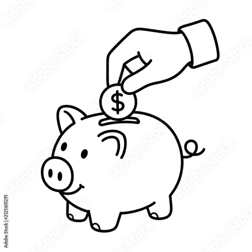 Financial Investment and Money Management Outline Icon Pack