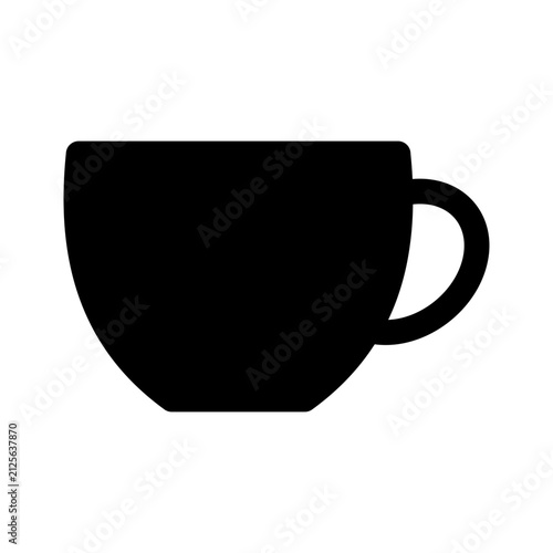 Modern coffee cup icon collection featuring minimalist mug and takeaway coffee symbols. Perfect for cafe branding, restaurant menus, coffee shop apps, beverage packaging, UI design, websites, mobile a
