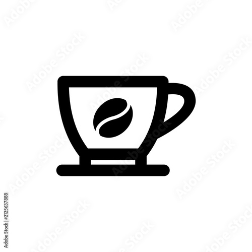 Modern coffee cup icon collection featuring minimalist mug and takeaway coffee symbols. Perfect for cafe branding, restaurant menus, coffee shop apps, beverage packaging, UI design, websites, mobile a
