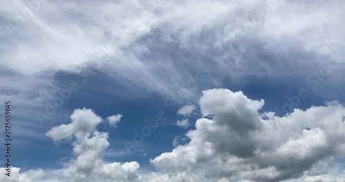 blue sky with clouds