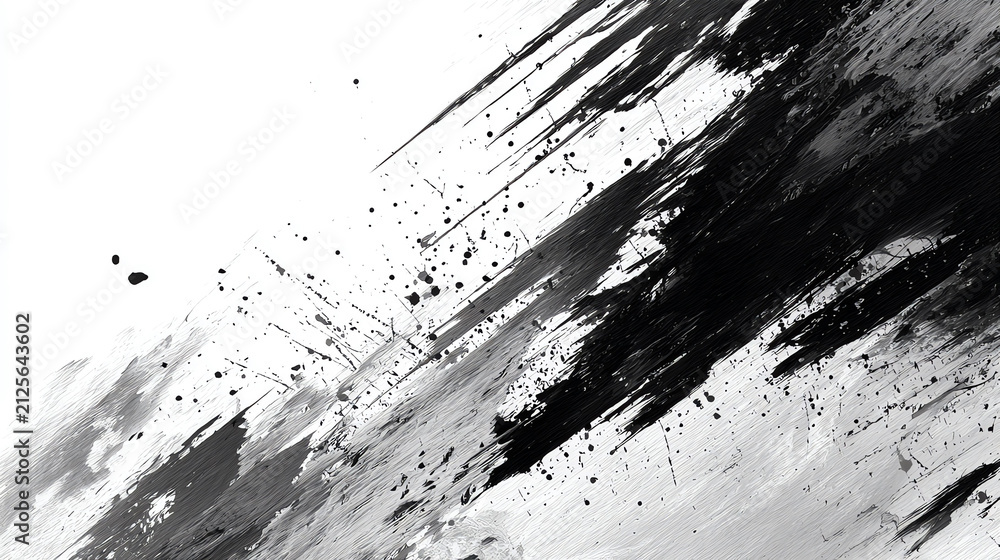 Obraz premium Abstract Ink Splash Design
