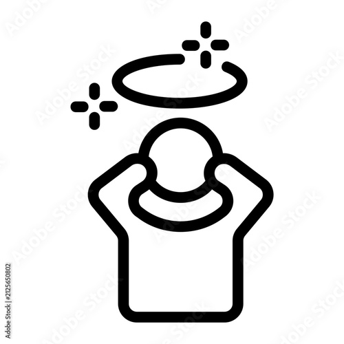 Dizzy Line Icon