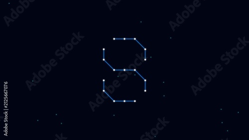 Cyber Network Plexus 10 to 1 Countdown Timer