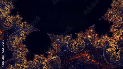 fractal design with swirling patterns and dark background for abstract art and digital projects
