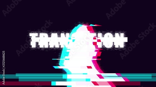Procedural Digital Glitch Video Transition Effect