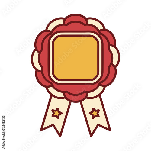 Award Ribbon with Stars