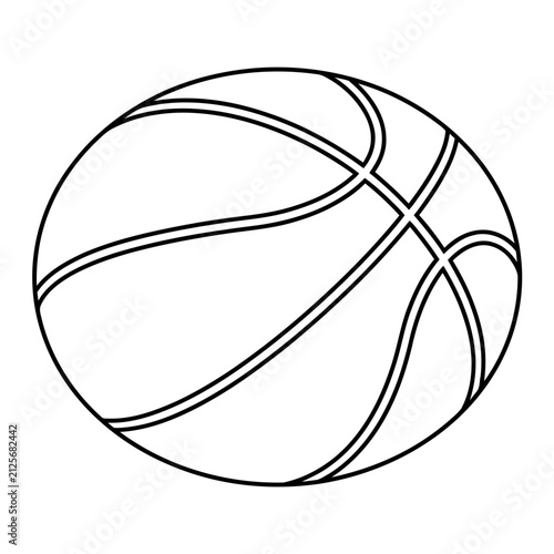 Basketball outline