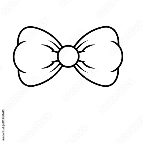 Bow tie outline