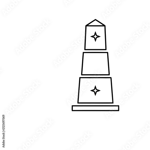 Stylized Lighthouse Icon