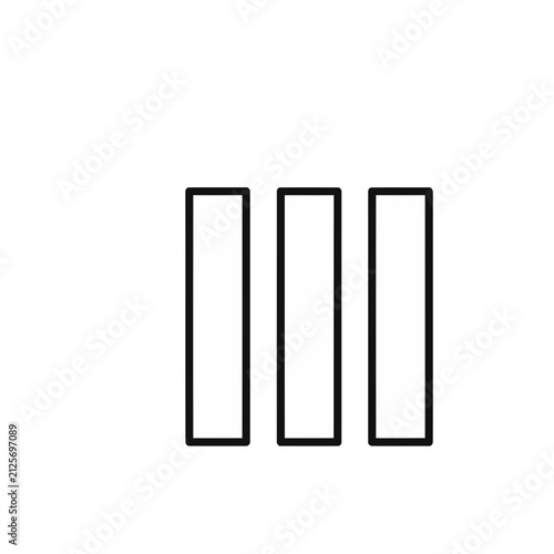 Three vertical bars icon