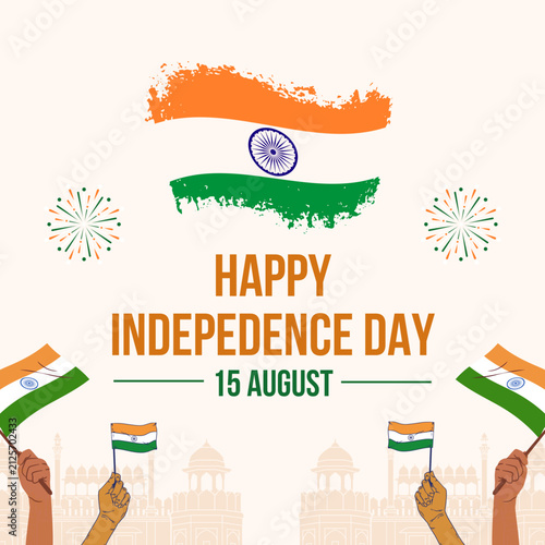 Happy India Independence Poster