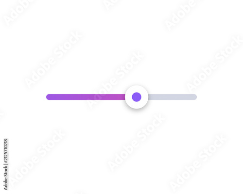Foto Flat user interface elements set