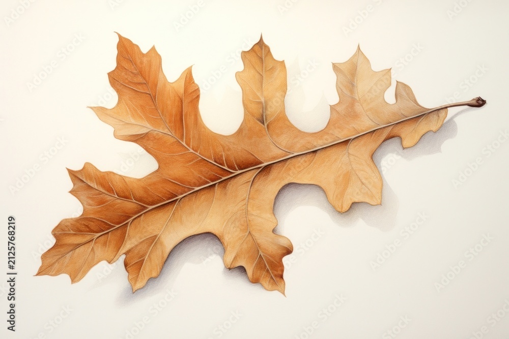 Fototapeta premium Oak leaf plant tree creativity.