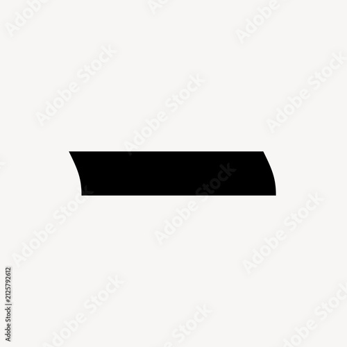 Bild auf Leinwand Underscore in black distort sign illustration