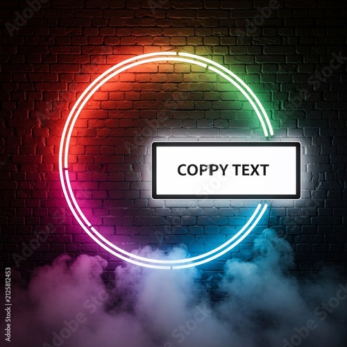 Neon Overture: A Spectrum's Embrace