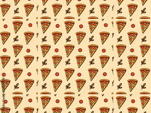 vector seamless pattern with hearts