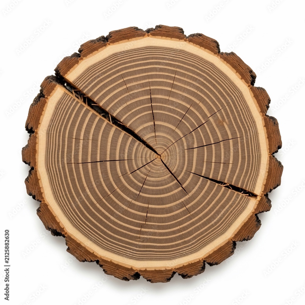 Obraz premium Rings of Time: A Timber's Chronicle