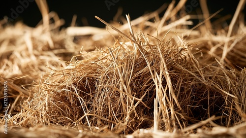 Dense vetiver grass root cluster with intricate fine rootlets, macro detail on dark background, plant structure and soil conservation concept