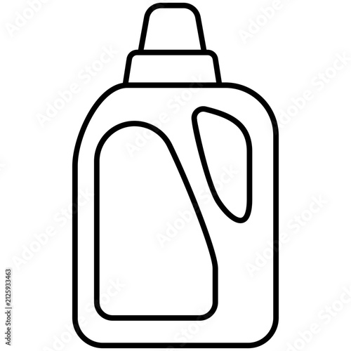 Detergent Bottle Icon Illustration