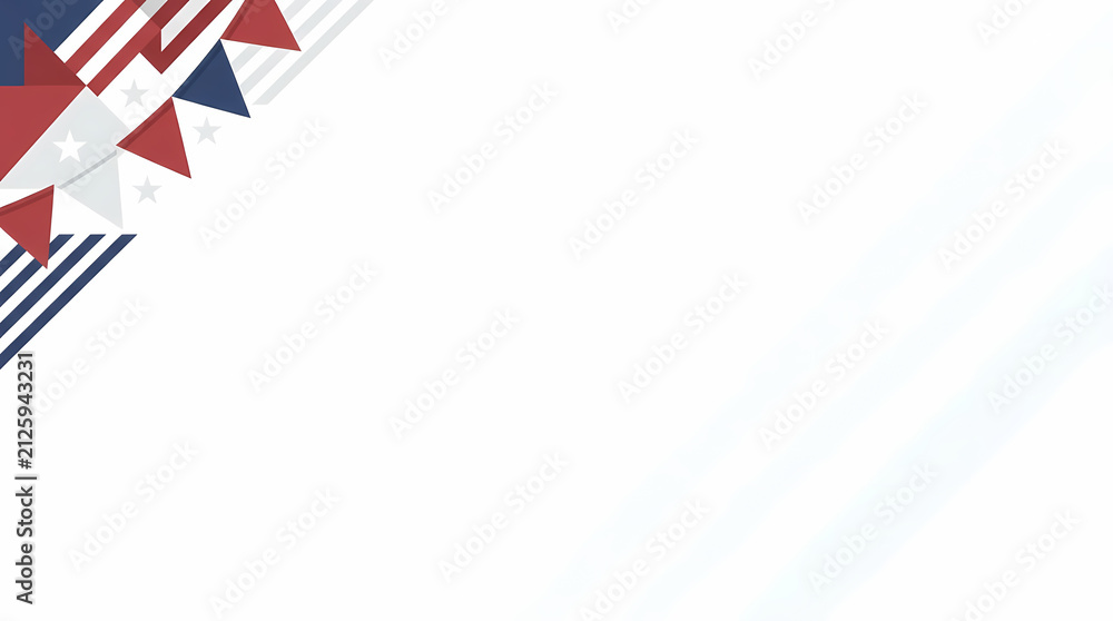 Obraz premium Colorful geometric triangle pattern design element.