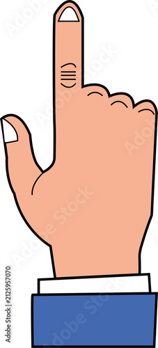 Hand with Thumb Up Holding Tablet PC, Positive Approval Gesture, Touchscreen Device, Human Hand Cartoon Vector Illustration Isolated on White Background
