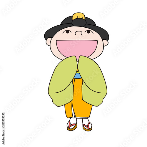 けらけらおんなのイラスト
