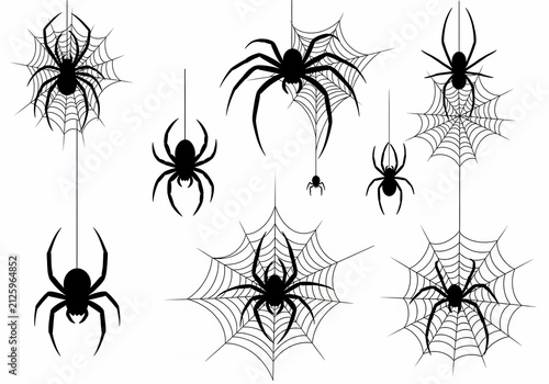Spooky Silhouettes: A Web of Halloween Wonders