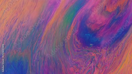 Abstract psychedelic liquid swirls motion