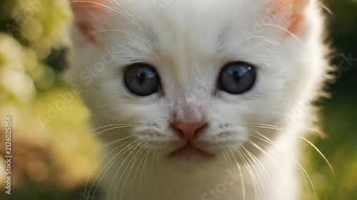 cat with green eyes