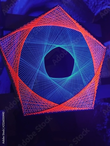 Colorful Light Show in Darkness with Abstract Glowing Effects and Vibrant Visual Energy.A spectacular light show in the dark featuring glowing colors, dynamic beams, and artistic illumination. 