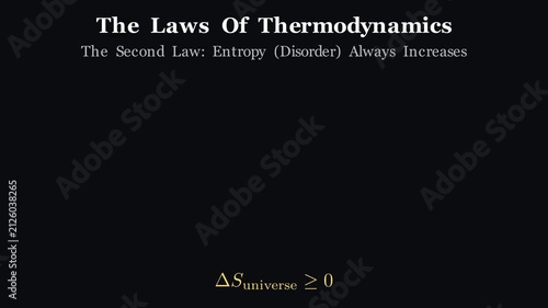 2D physics animation depicting black hole thermodynamics showing hawking radiation particle pairs escaping event horizon with entropy heat flux motion, conceptual vector astrophysics.